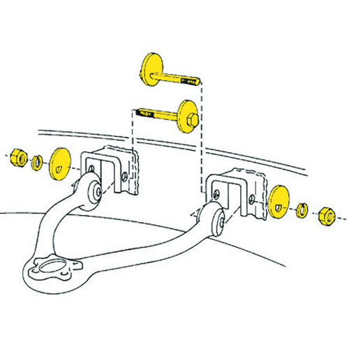 Front Upper Alignment Caster / Camber Kit K6302 - alternate view