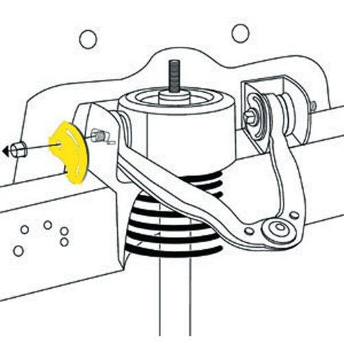 Front Upper Alignment Camber Caster Cam K80277 - diagram