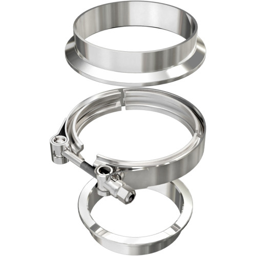 V-Band Clamp - 3 in V-Band Flanges, Stainless
