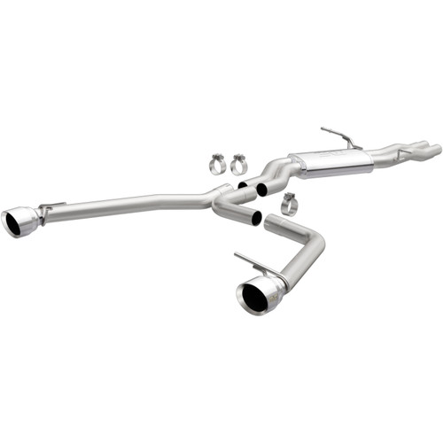 MagnaFlow 15378 Touring Series Polished Stainless Cat-Back Exhaust System for 2014-2017 Audi Q5 3.0L