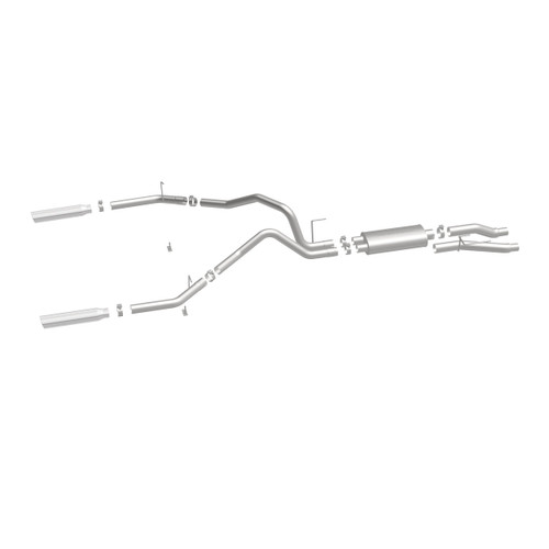 MagnaFlow 16520 Street Series Polished Stainless Cat-Back Exhaust System for 2004-2010 Ford F-150