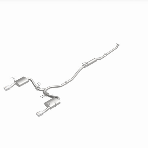 MagnaFlow 19312 Street Series Polished Stainless Cat-Back Exhaust System for 2016-2021 Honda Civic 1.5L