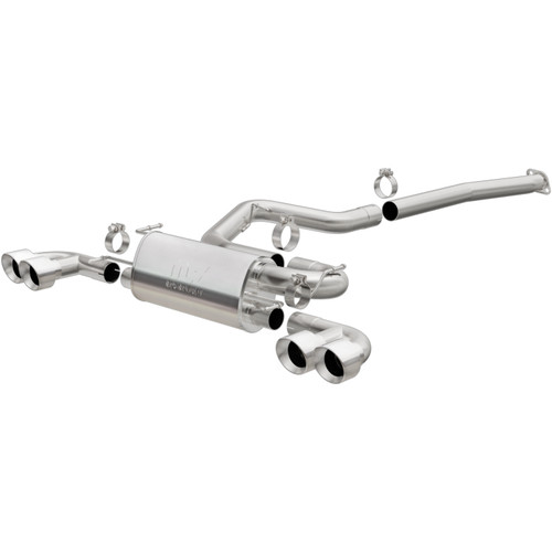 MagnaFlow 16824 Street Series Polished Stainless Cat-Back Exhaust System for 2008-2014 Subaru Impreza 2.5L