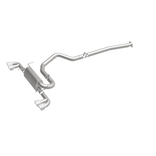 MagnaFlow 16824 Street Series Polished Stainless Cat-Back Exhaust System for 2008-2014 Subaru Impreza 2.5L