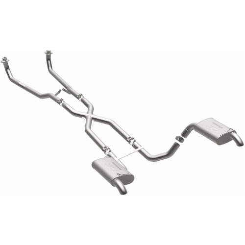 Street Series Exhaust System for 68-73 Chevy Corvette 2.5 in Diameter 2.5" Tips