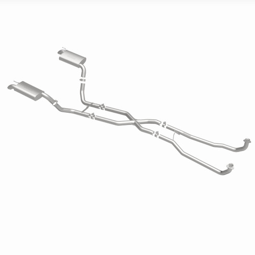 MagnaFlow 16842 Street Series Satin Crossmember-Back Exhaust System for 1968-1973 Chevrolet Corvette
