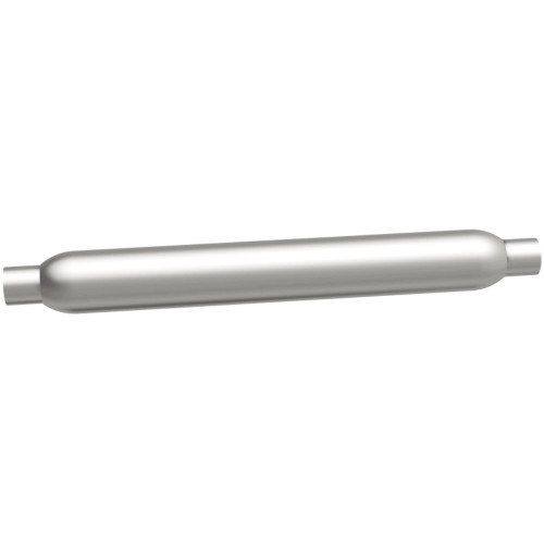 Universal Muffler - Glass Pack, 2 in Center Inlet/Outlet, 3.5 in Diameter