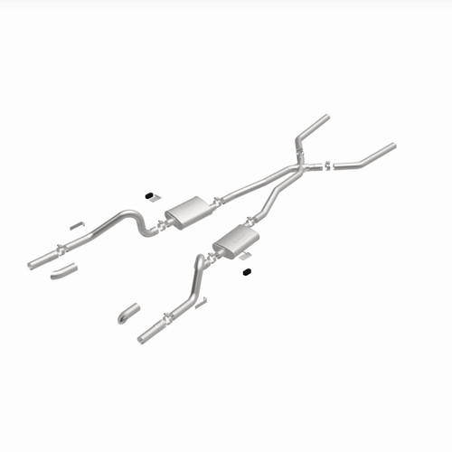 MagnaFlow 15816 Street Series Crossmember-Back Exhaust System for 1967-1970 Ford Mustang