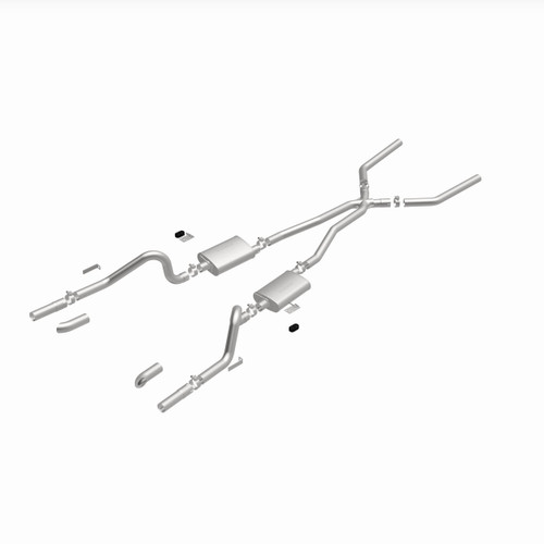 MagnaFlow 15816 Street Series Crossmember-Back Exhaust System for 1967-1970 Ford Mustang