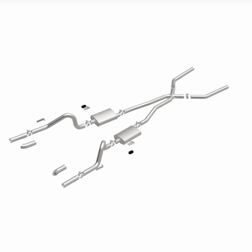 MagnaFlow 15816 Street Series Crossmember-Back Exhaust System for 1967-1970 Ford Mustang