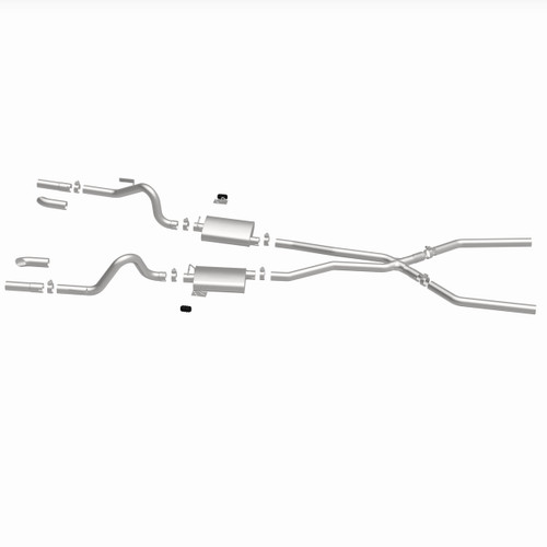 MagnaFlow 15816 Street Series Crossmember-Back Exhaust System for 1967-1970 Ford Mustang