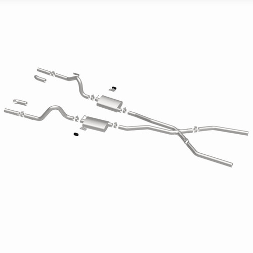 MagnaFlow 15816 Street Series Crossmember-Back Exhaust System for 1967-1970 Ford Mustang