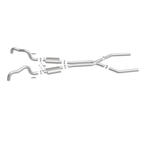 MagnaFlow 15899 Street Series Crossmember-Back Exhaust System for 1967-1975 GM Muscle Cars (Camaro, Nova, etc.)