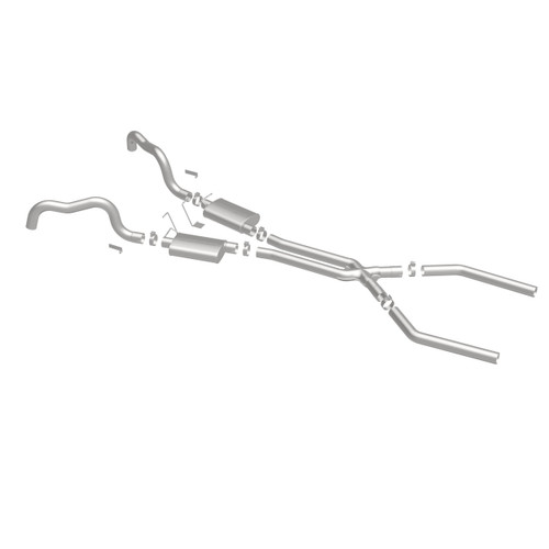 MagnaFlow 15899 Street Series Crossmember-Back Exhaust System for 1967-1975 GM Muscle Cars (Camaro, Nova, etc.)