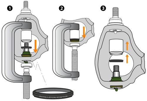 Suspension Ball Joint TXK80028 - alternate view