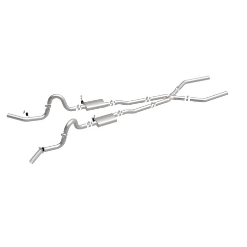 MagnaFlow 15898 Street Series Crossmember-Back Exhaust System for 1968-1973 GM Muscle Cars (Chevelle, GTO, etc.)