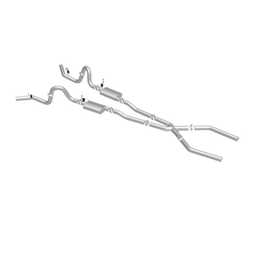MagnaFlow 15898 Street Series Crossmember-Back Exhaust System for 1968-1973 GM Muscle Cars (Chevelle, GTO, etc.)