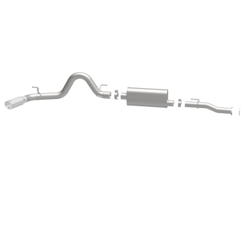 Catback Exhaust for 2016 Toyota Tacoma 3.5L V6 Single PS Rear Exit 4in Tip