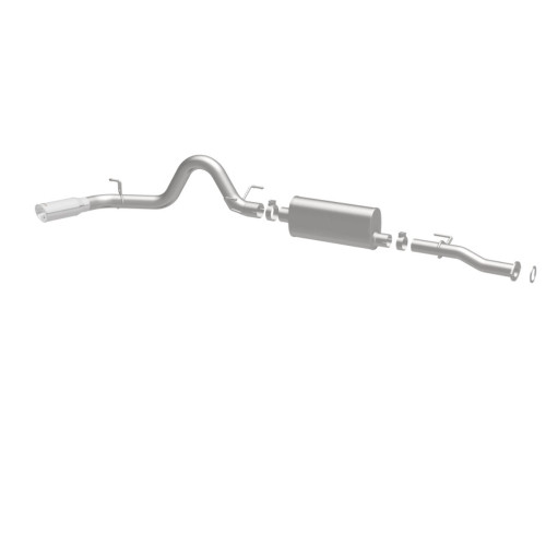Catback Exhaust for 2016 Toyota Tacoma 3.5L V6 Single PS Rear Exit 4in Tip