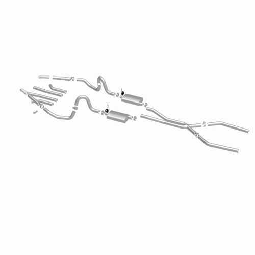 MagnaFlow 15894 Street Series Crossmember-Back Exhaust System for 1968-1973 GM Muscle Cars (Chevelle, GTO, etc.)