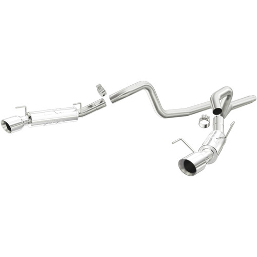 MagnaFlow 16674 Competition Series Stainless Cat-Back Exhaust System for 2005-2009 Ford Mustang 4.6L/5.4L