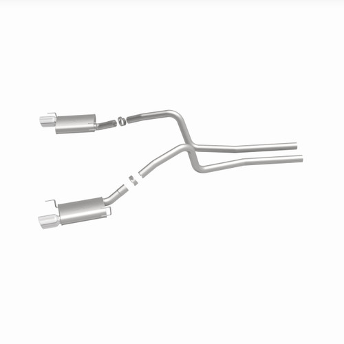 MagnaFlow 15881 Street Series Polished Stainless Cat-Back Exhaust System for 2005-2009 Ford Mustang 4.6L/5.4L