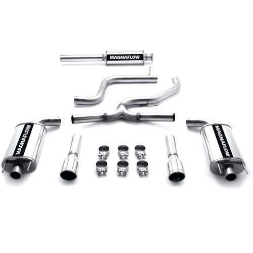 MagnaFlow 16727 Street Series Polished Stainless Cat-Back Exhaust System for 2006-2007 Chevrolet Monte Carlo SS 5.3L
