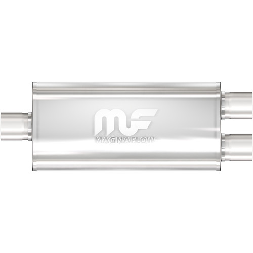 MagnaFlow Oval Straight-Through Muffler 12148 2.25/2in Center/Dual