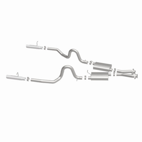 MagnaFlow 15630 Street Series Polished Stainless Cat-Back Exhaust System for 1986-1993 Ford Mustang 5.0L