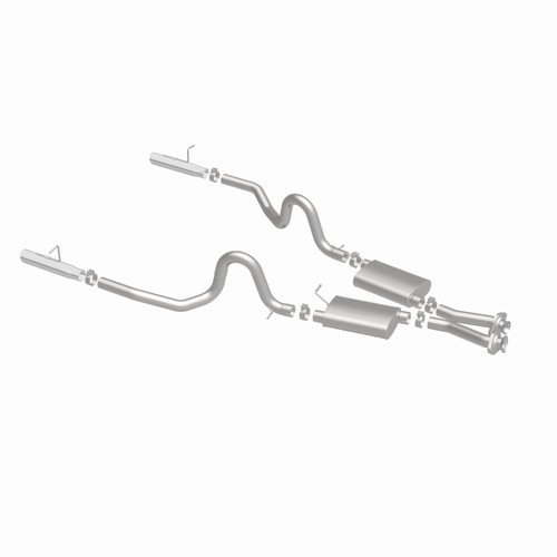 MagnaFlow 15630 Street Series Polished Stainless Cat-Back Exhaust System for 1986-1993 Ford Mustang 5.0L