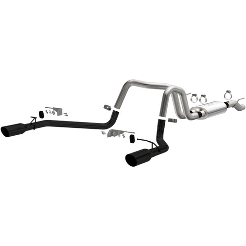 MagnaFlow 19562 Street Series Black Coated Cat-Back Exhaust System for 2021-2026 Ford F-150