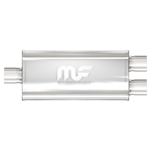 MagnaFlow Oval Straight-Through Muffler 12288 3/2.5in Center/Dual