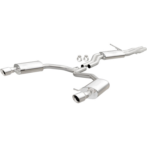 MagnaFlow 19159 Touring Series Polished Stainless Cat-Back Exhaust System for 2012-2015 Audi A6/A7 Quattro 3.0L