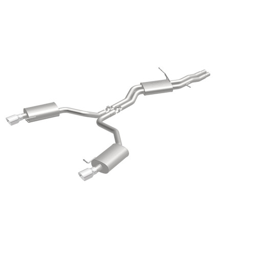 MagnaFlow 19159 Touring Series Polished Stainless Cat-Back Exhaust System for 2012-2015 Audi A6/A7 Quattro 3.0L