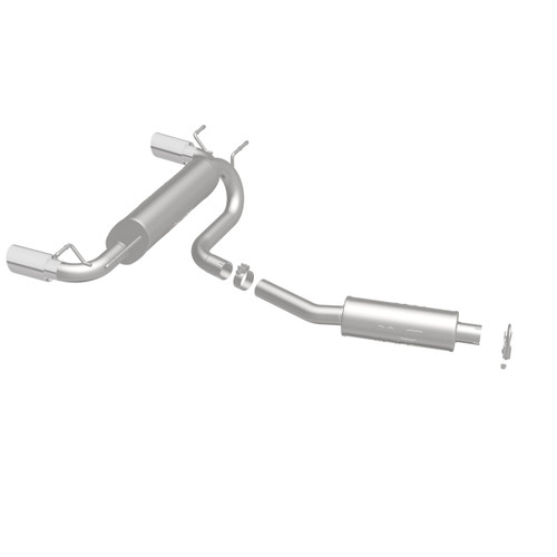 MagnaFlow 16668 Street Series Polished Stainless Cat-Back Exhaust System for 2006-2014 Mazda MX-5 Miata 2.0L