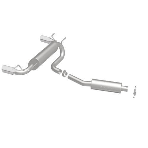 MagnaFlow 16668 Street Series Polished Stainless Cat-Back Exhaust System for 2006-2014 Mazda MX-5 Miata 2.0L