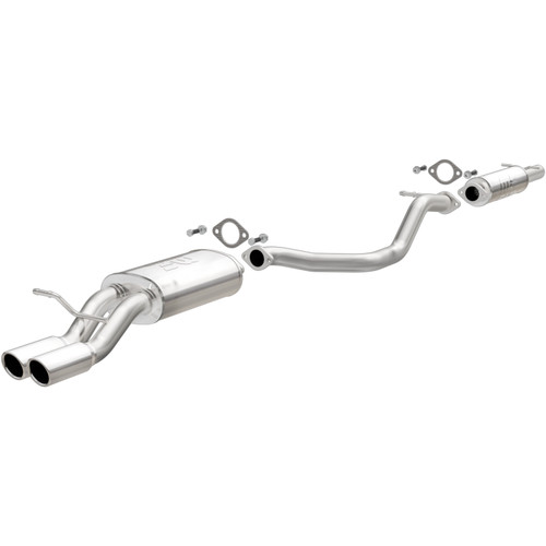 MagnaFlow 15648 Touring Series Polished Stainless Cat-Back Exhaust System for 1998-2006 Volkswagen Beetle/Golf