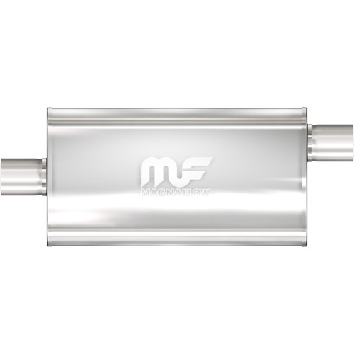 MagnaFlow Oval Straight-Through Muffler 12586 2.5in Offset/Center