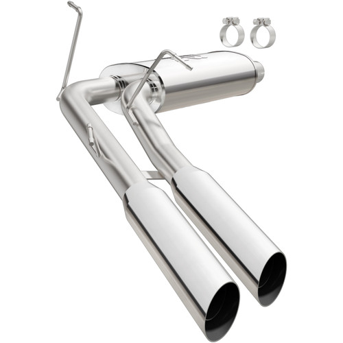 MagnaFlow 15714 Street Series Polished Stainless Cat-Back Exhaust System for 1999-2003 Ford F-150 Lightning 5.4L