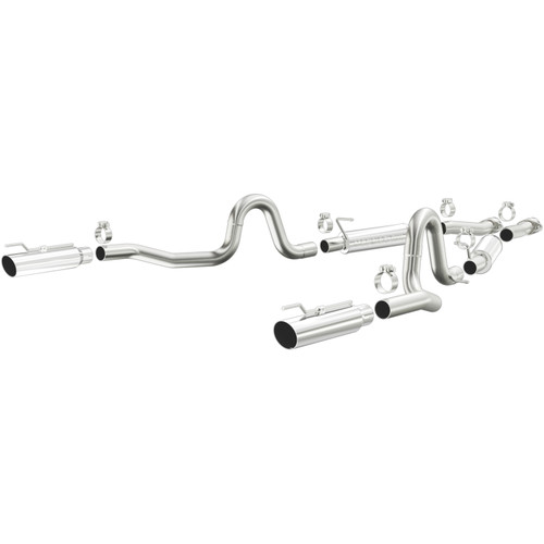 MagnaFlow 15677 Competition Series Stainless Cat-Back Exhaust System for 1994-1998 Ford Mustang 4.6L/5.0L