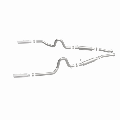 MagnaFlow 15677 Competition Series Stainless Cat-Back Exhaust System for 1994-1998 Ford Mustang 4.6L/5.0L