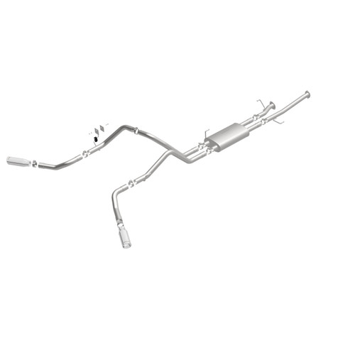 MagnaFlow 19232 Street Series Polished Stainless Cat-Back Exhaust System for 2009-2021 Toyota Tundra