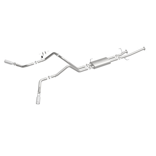 MagnaFlow 19232 Street Series Polished Stainless Cat-Back Exhaust System for 2009-2021 Toyota Tundra