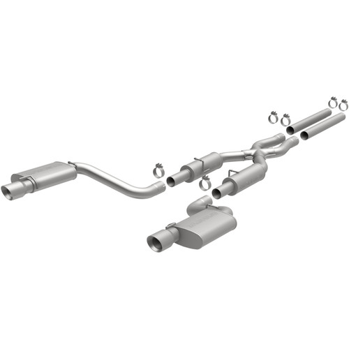 MagnaFlow 15494 Street Series Polished Stainless Cat-Back Exhaust System for 2012-2014 Dodge Charger 6.4L