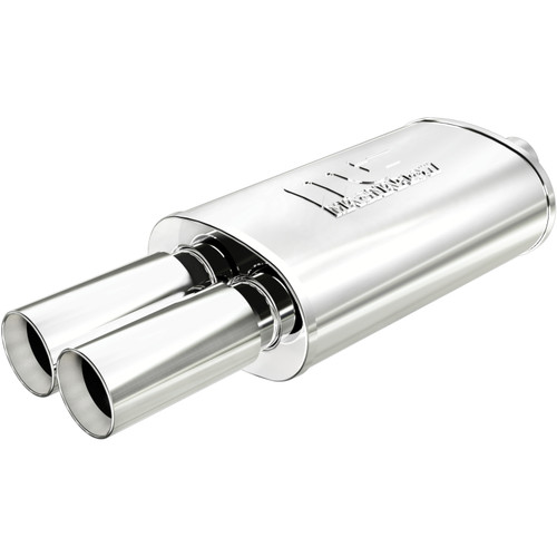 MagnaFlow Street Muffler with Tips 14815 2.25/3.125in Center/Dual