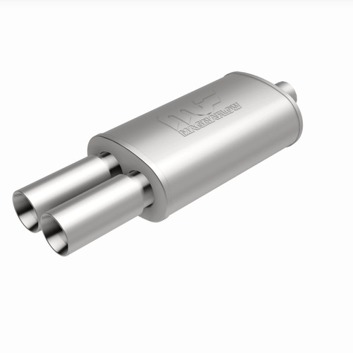 MagnaFlow Street Muffler with Tips 14815 2.25/3.125in Center/Dual