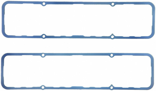 Fel-Pro Blue Valve Cover Gaskets (Pair) for Small Block Chevy | 0.250in Thick