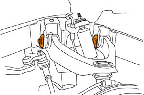 Alignment Cam Bolt Kit MS30033 - diagram
