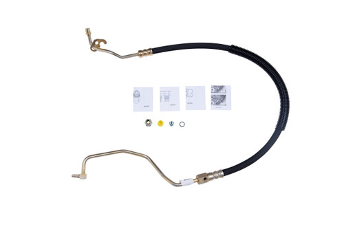 Premium Edelmann Elite Power Steering Hose 92124E - front view