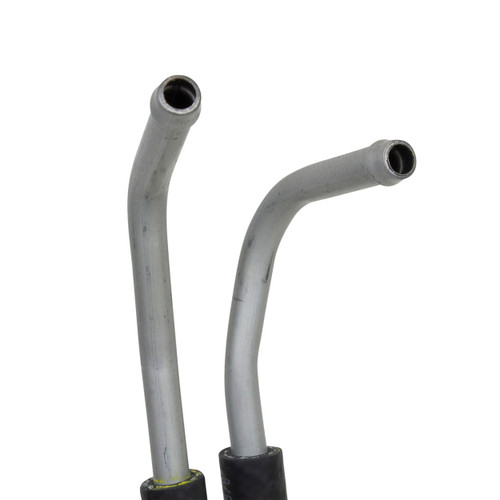 3/8" Beaded Tube x 3/8" Beaded Tube Power Steering Return Hose 93192 - connector view